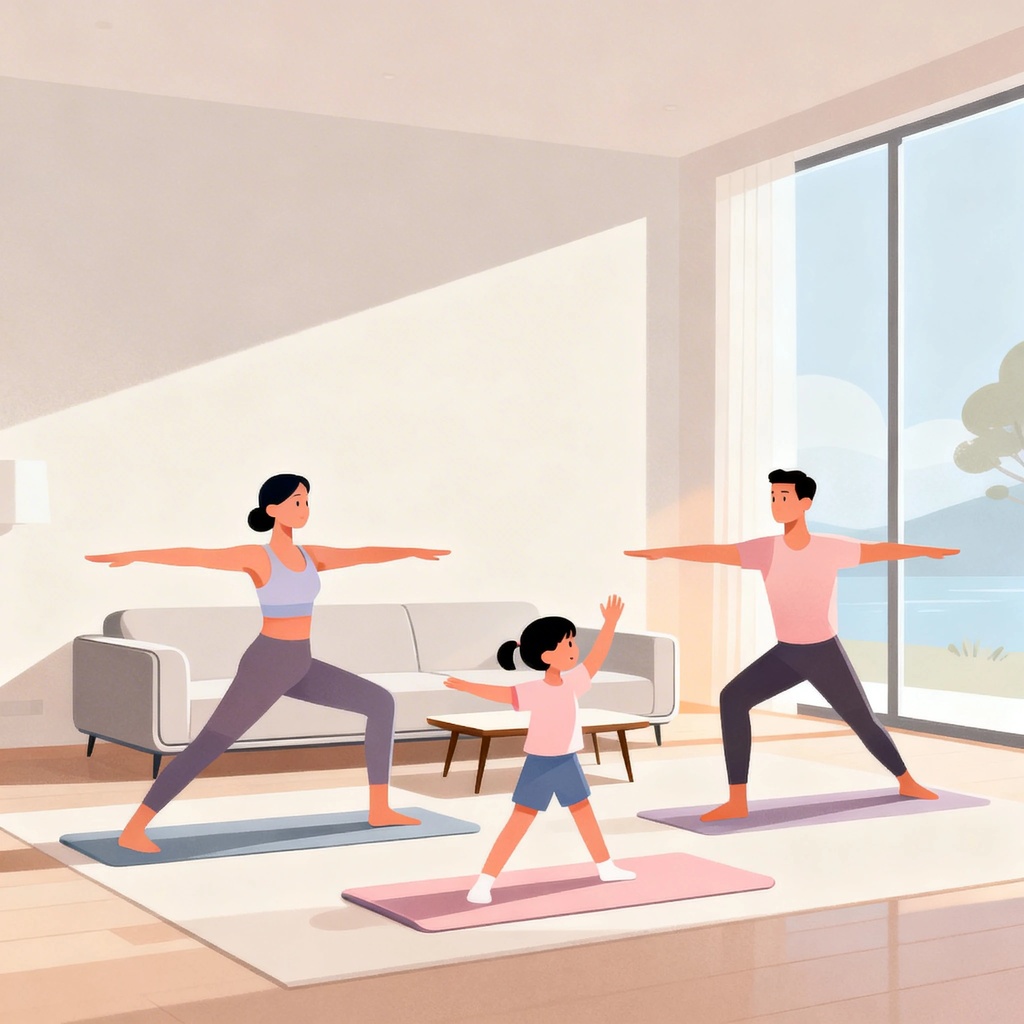 Rodzinne treningi w domu